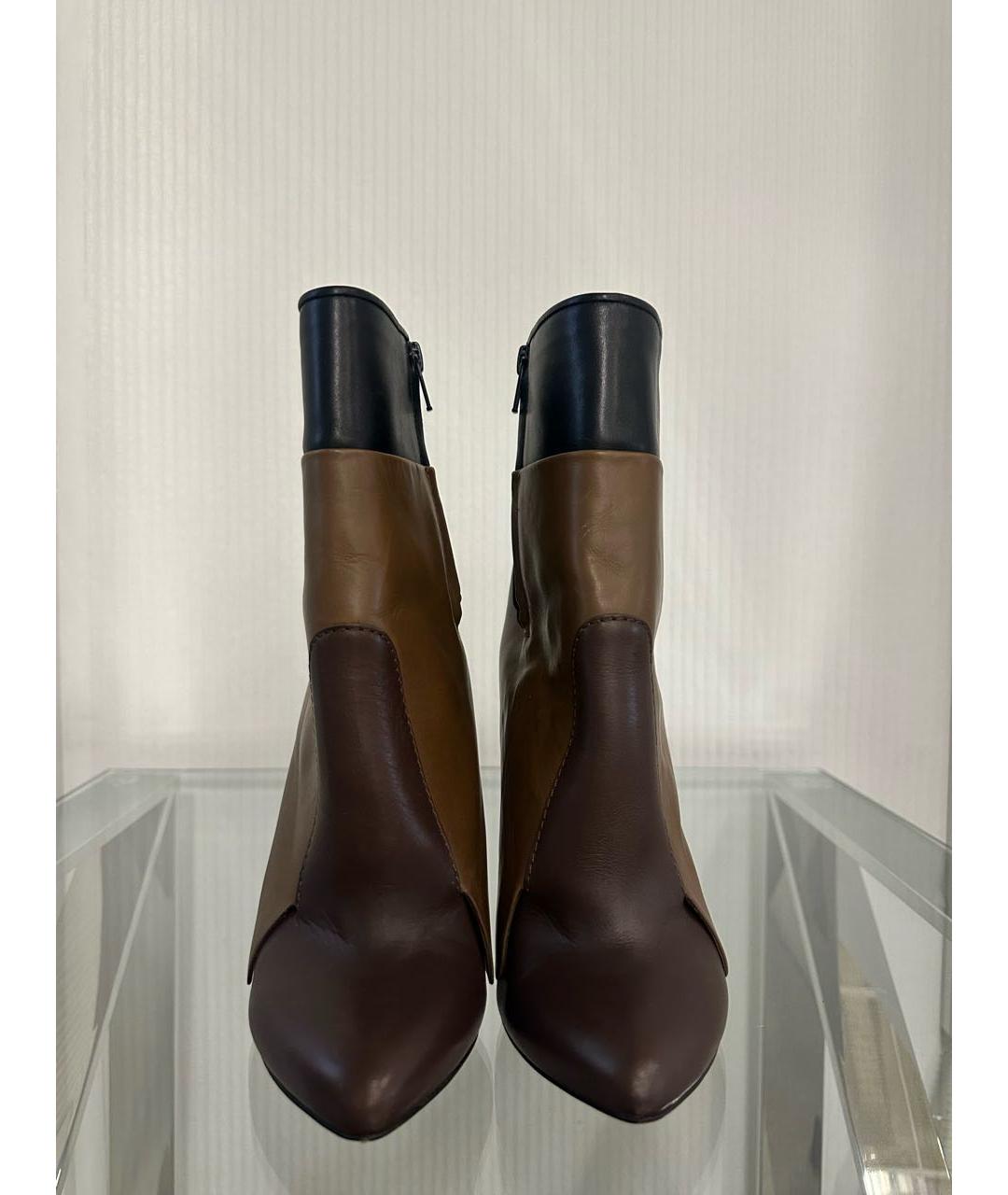 GIVENCHY Коричневые кожаные ботильоны, фото 2