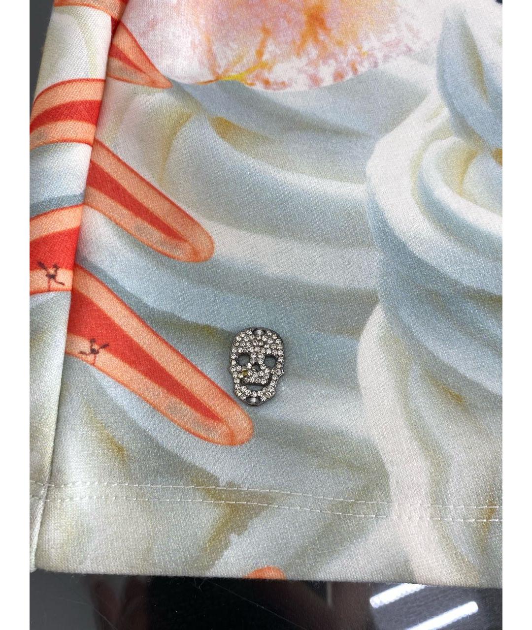 PHILIPP PLEIN Мульти полиэстеровое коктейльное платье, фото 4