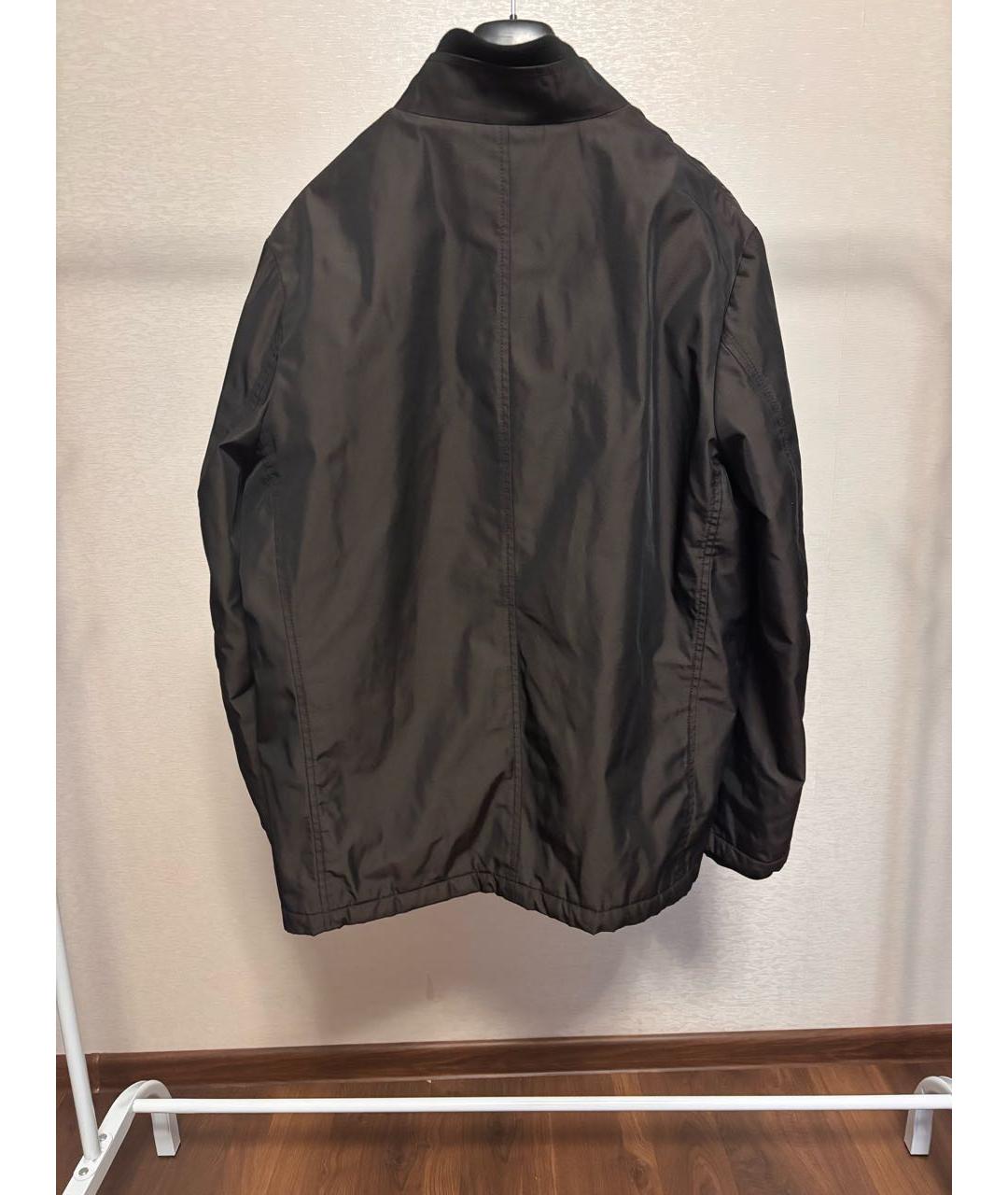 ARMANI COLLEZIONI Коричневая полиэстеровая куртка, фото 2