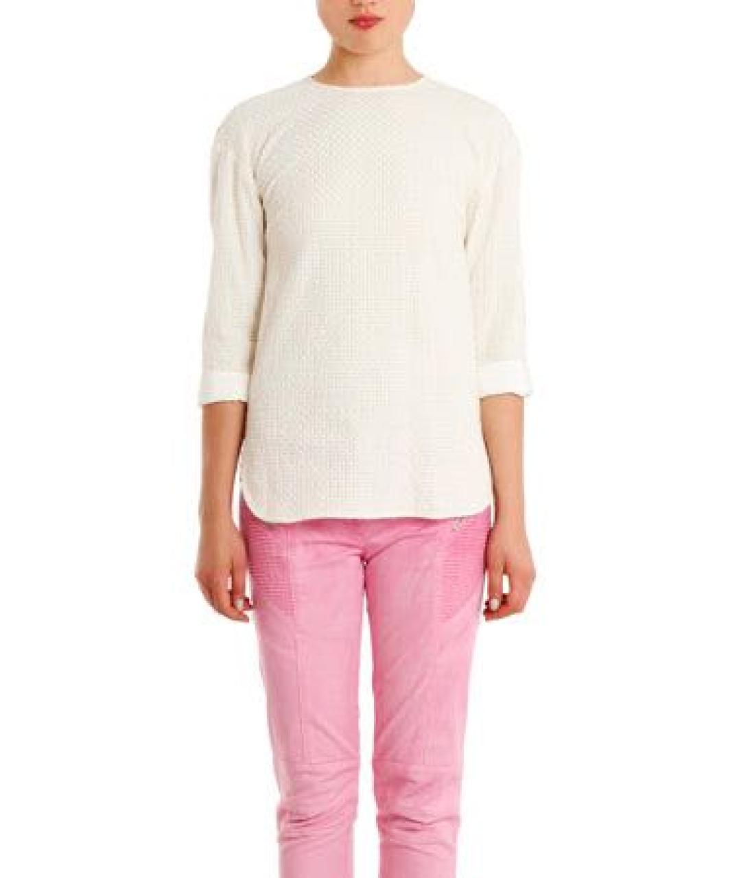 PIERRE BALMAIN Белый хлопковый джемпер / свитер, фото 6