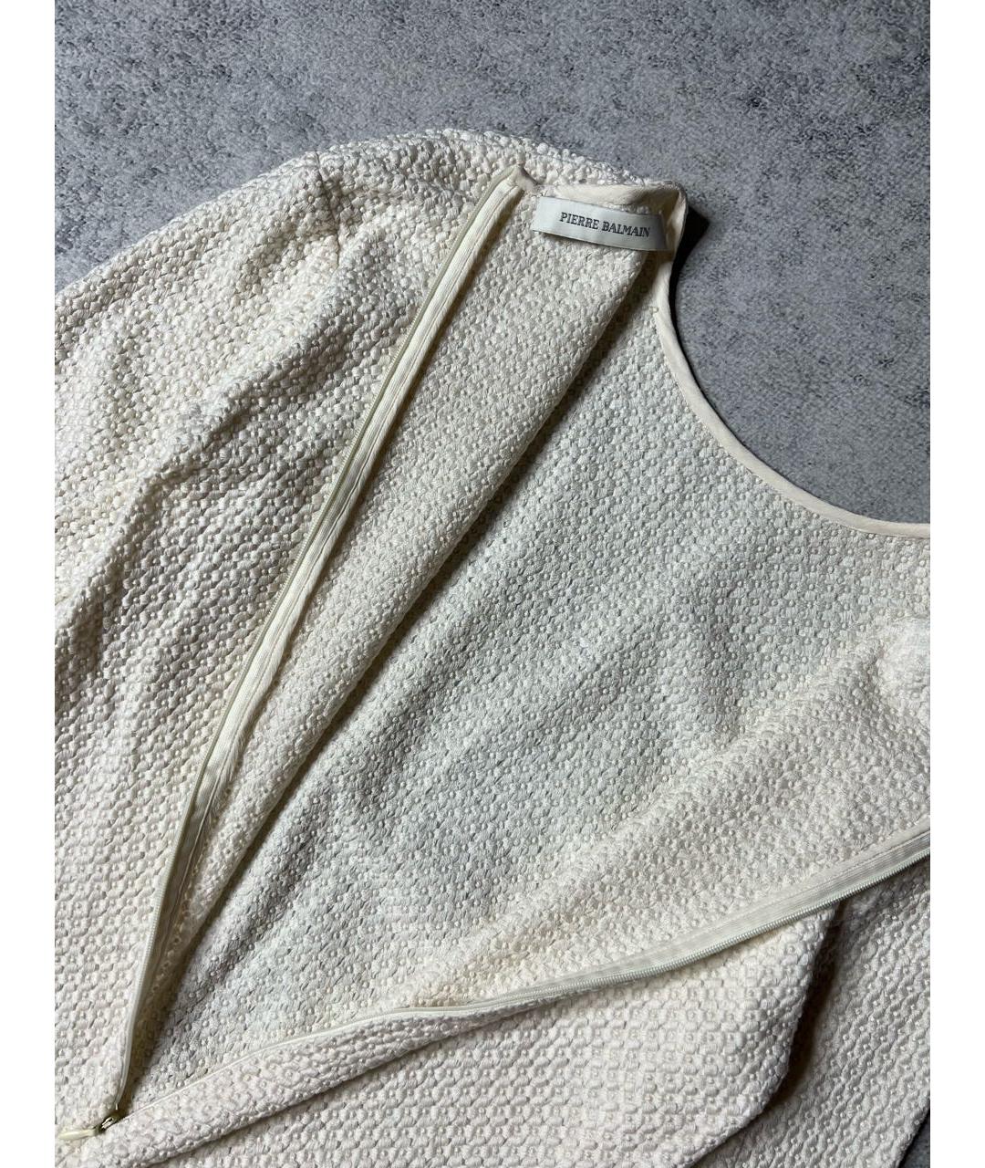 PIERRE BALMAIN Белый хлопковый джемпер / свитер, фото 5