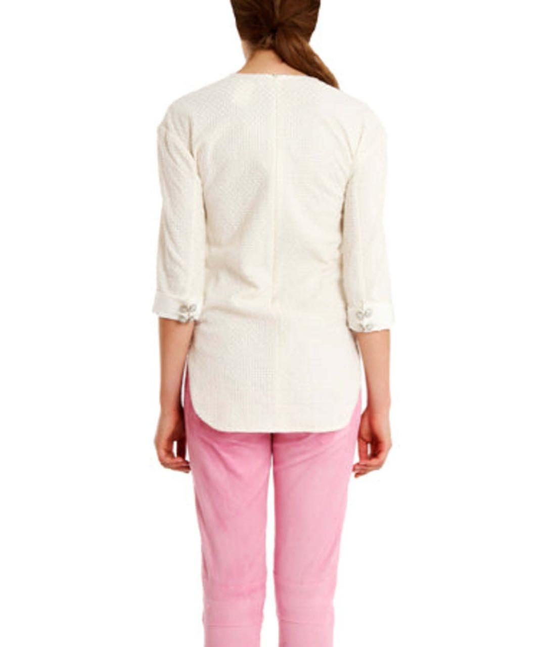 PIERRE BALMAIN Белый хлопковый джемпер / свитер, фото 7