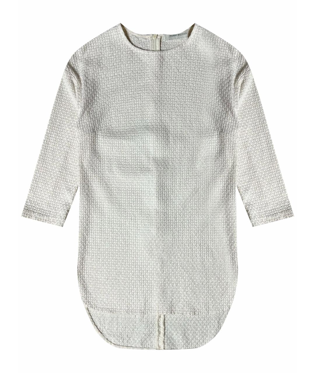 PIERRE BALMAIN Белый хлопковый джемпер / свитер, фото 1