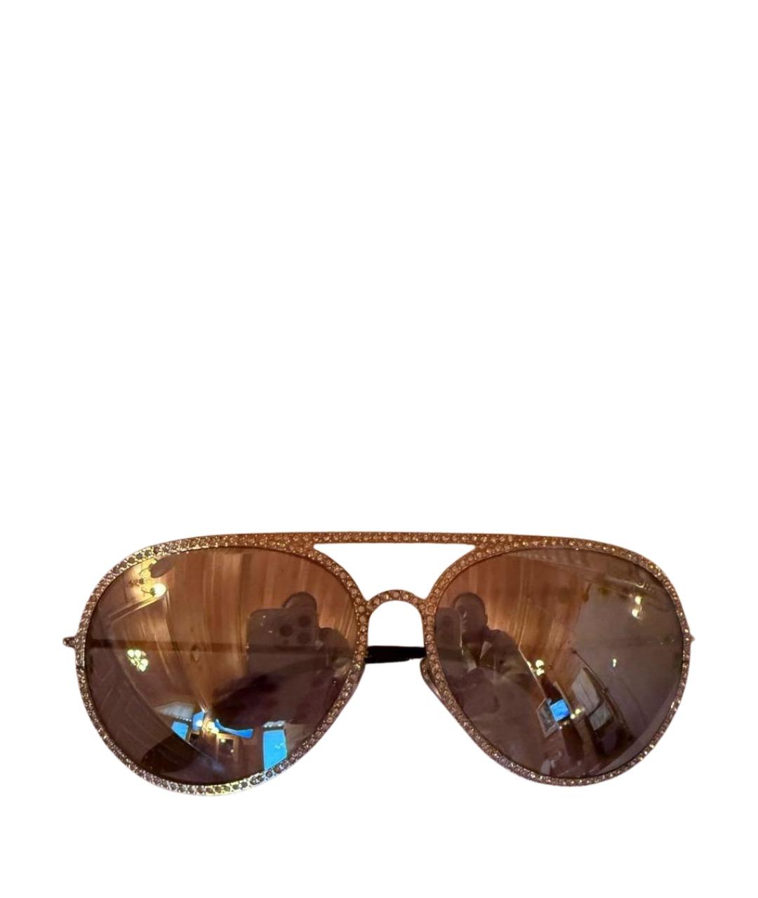 TOM FORD Серебряные металлические солнцезащитные очки, фото 1