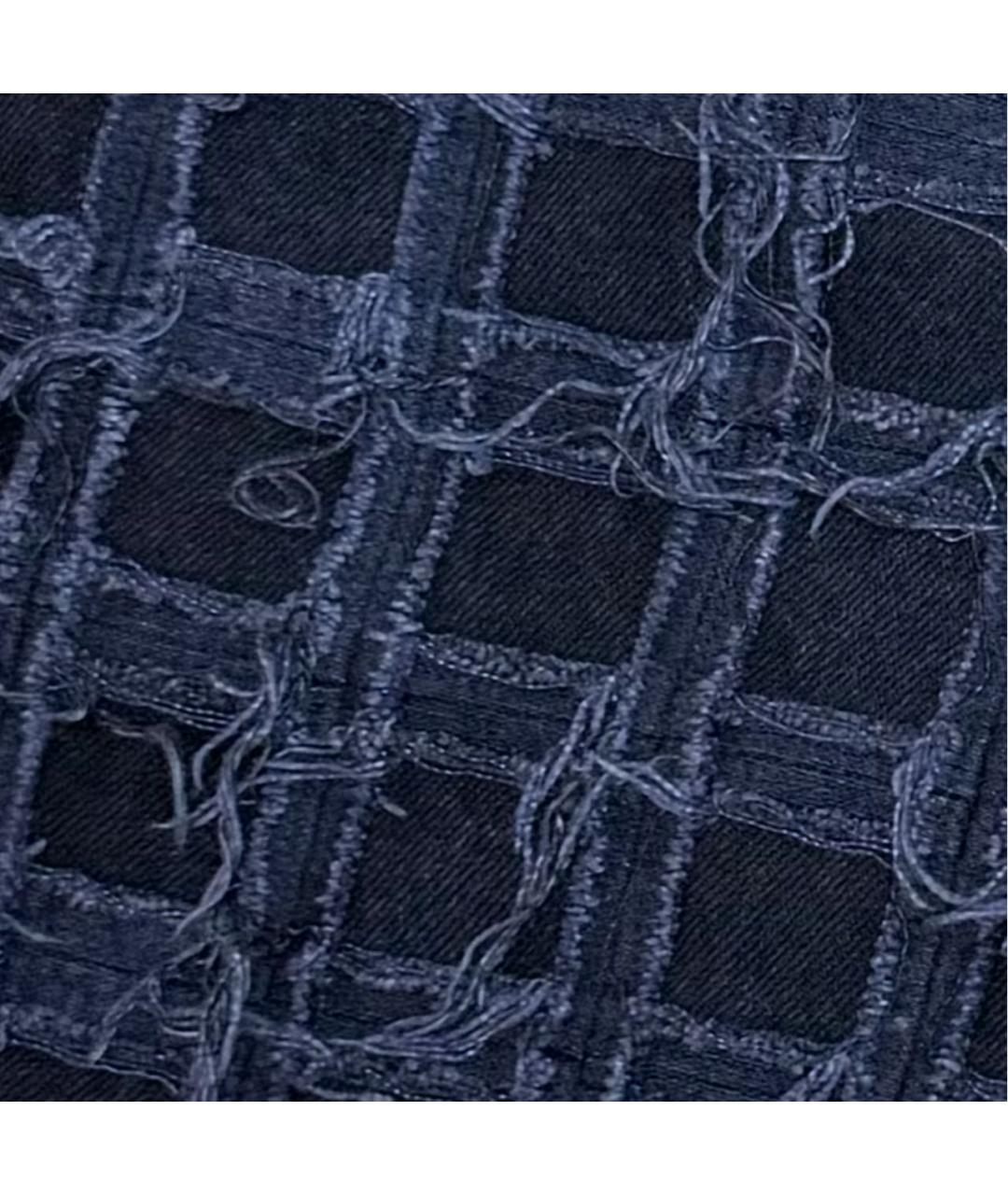 SUPREME Темно-синие деним шорты, фото 4