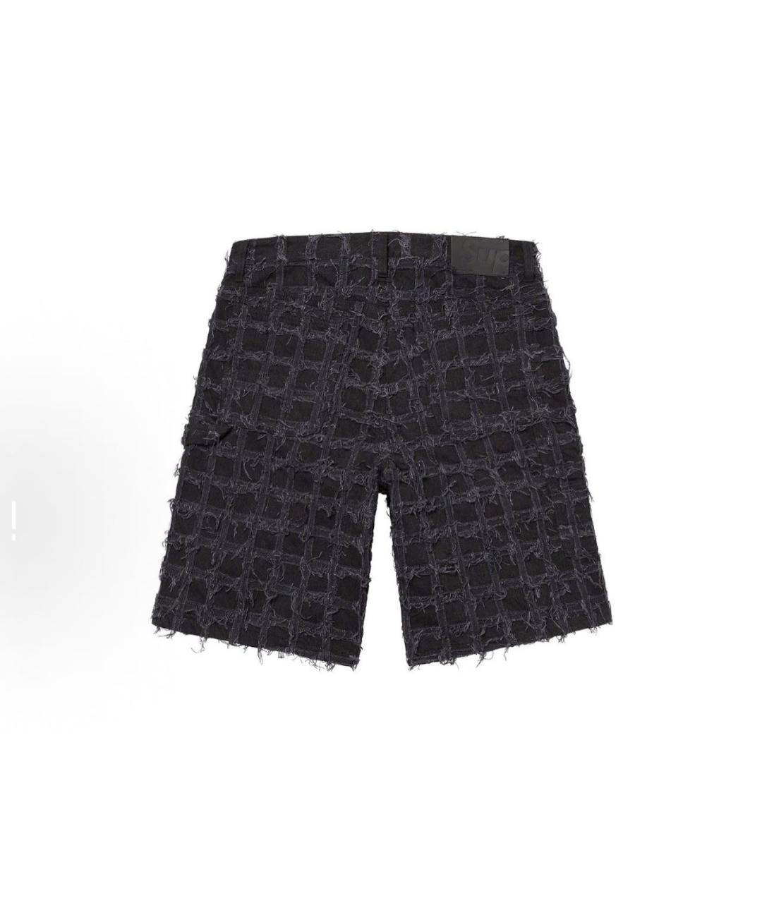 SUPREME Темно-синие деним шорты, фото 6