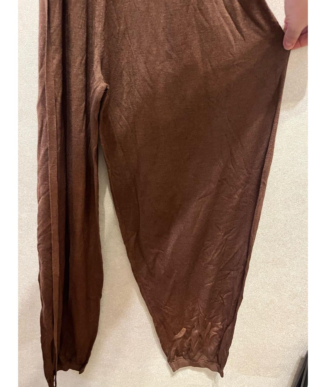 SAINT LAURENT Коричневый кашемировый комбинезон, фото 5