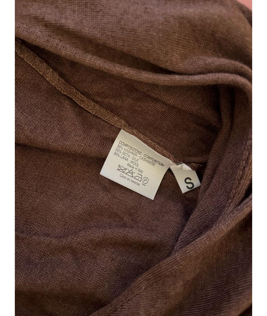 SAINT LAURENT Коричневый кашемировый комбинезон, фото 4