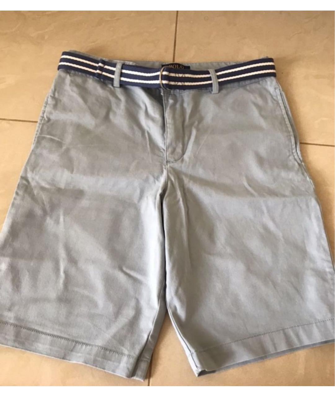 POLO RALPH LAUREN Голубые хлопковые брюки и шорты, фото 5