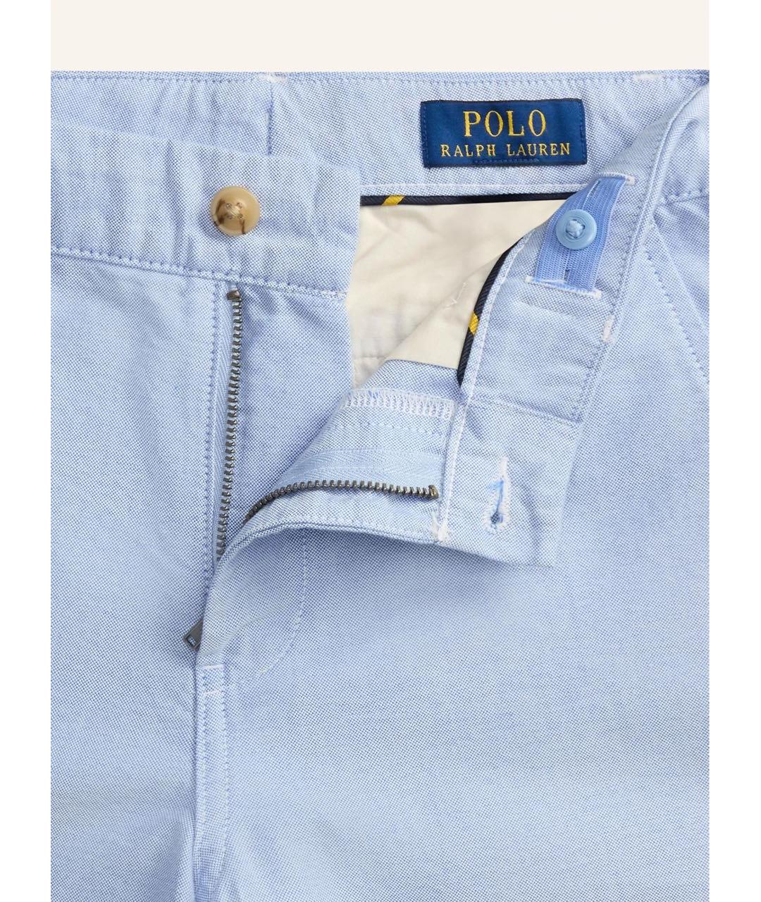 POLO RALPH LAUREN Голубые хлопковые брюки и шорты, фото 4
