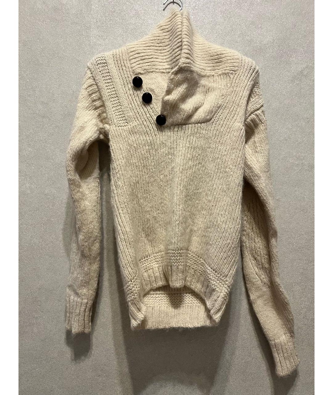 BALLY Бежевый шерстяной джемпер / свитер, фото 6