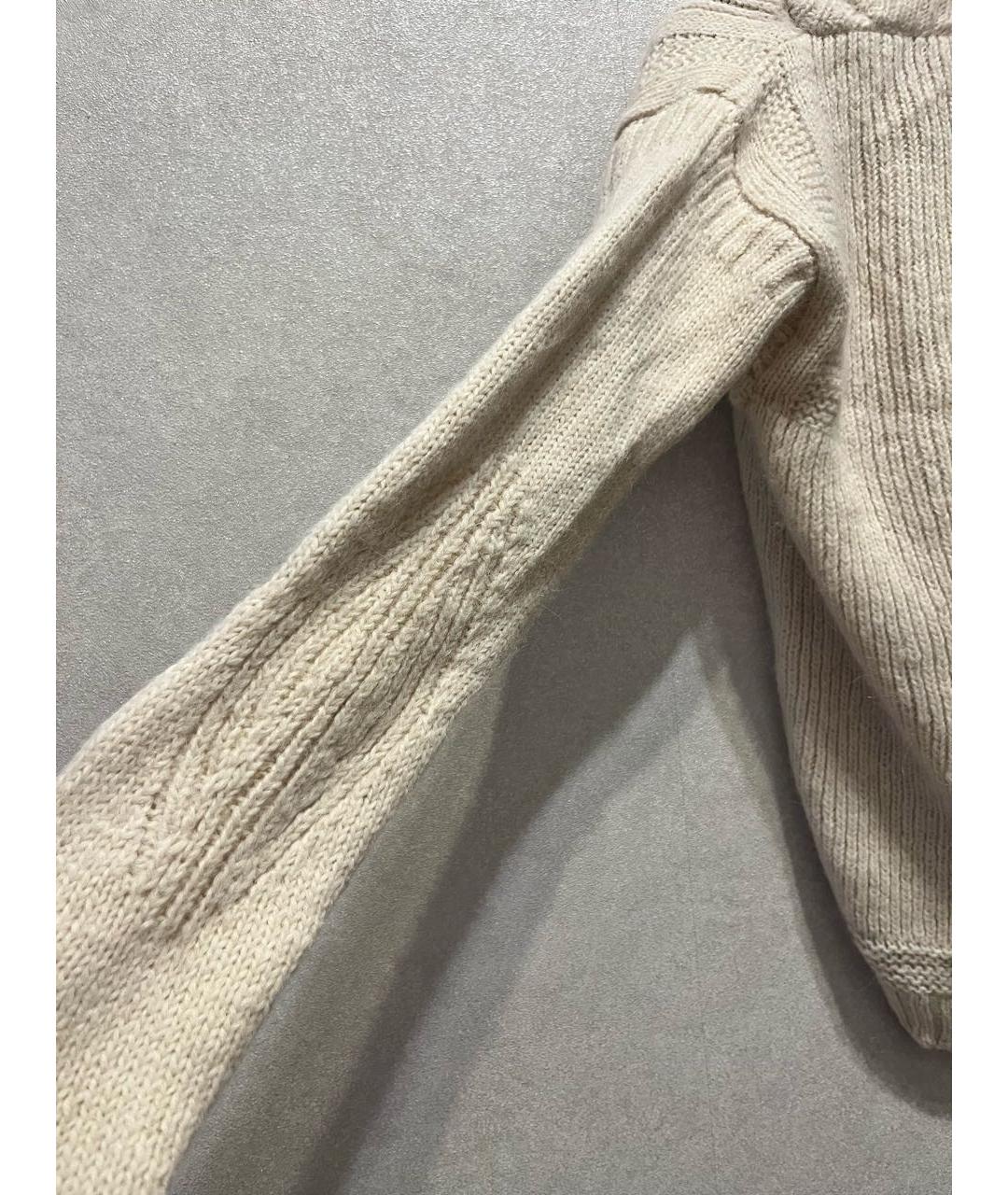 BALLY Бежевый шерстяной джемпер / свитер, фото 4