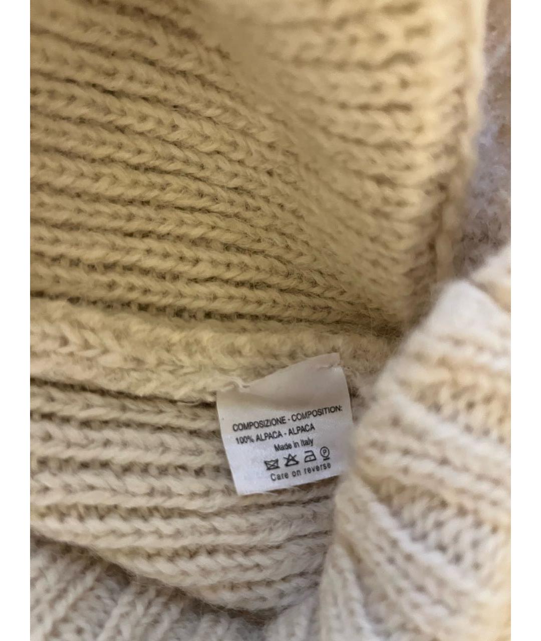 BALLY Бежевый шерстяной джемпер / свитер, фото 5