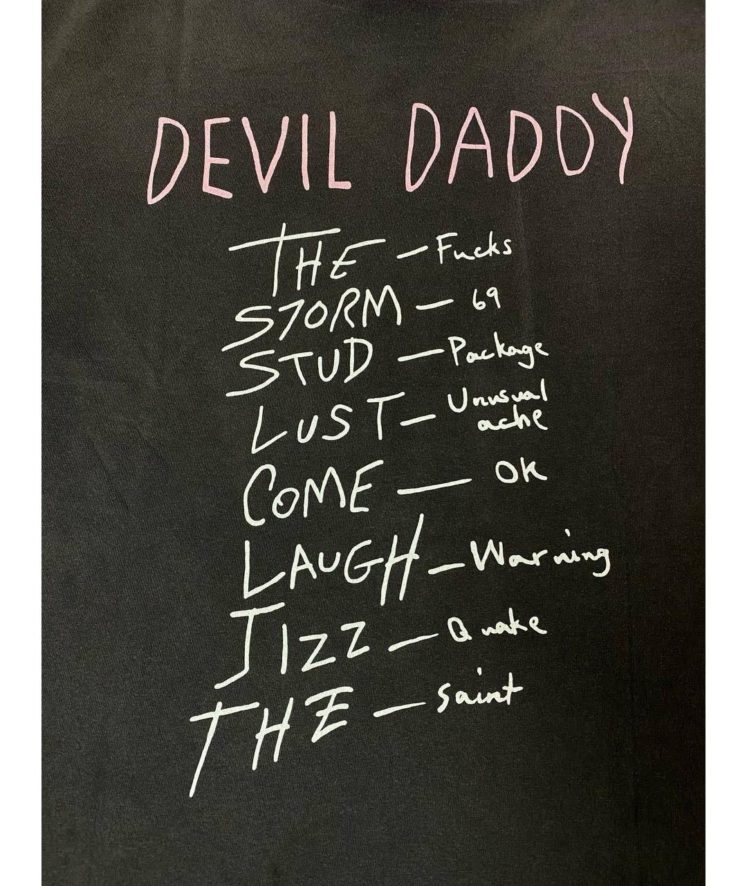 Saint Michael Черная хлопковая футболка, фото 5