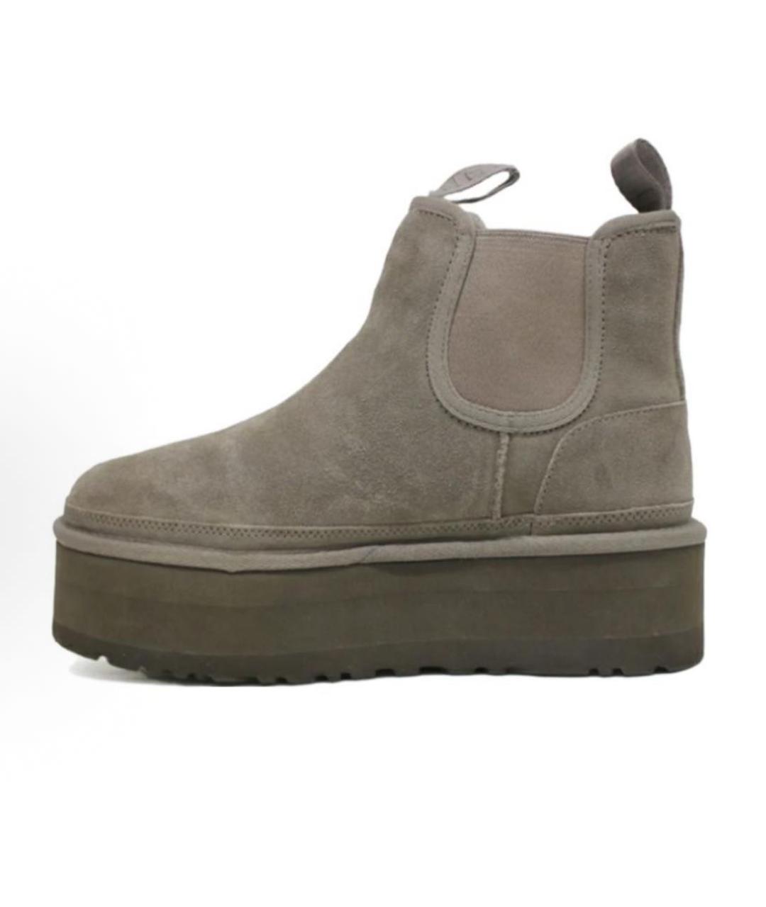 UGG AUSTRALIA Серые замшевые ботинки, фото 7