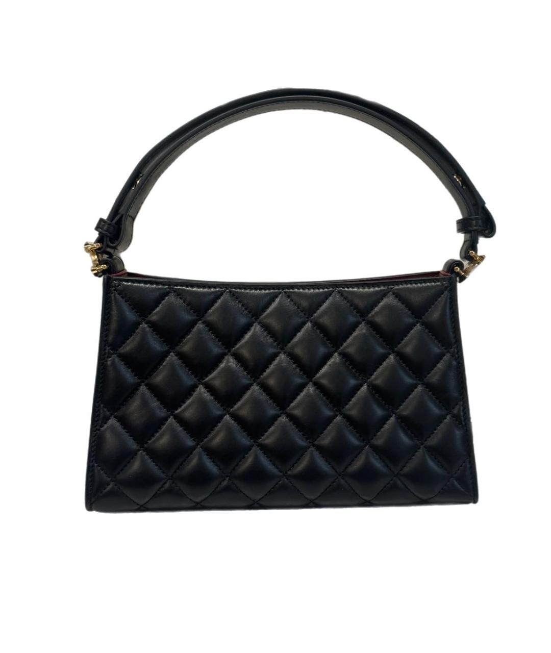 CHANEL Черная кожаная сумка через плечо, фото 6