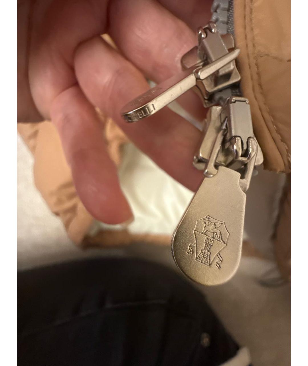 BRUNELLO CUCINELLI Бежевый пуховик, фото 6