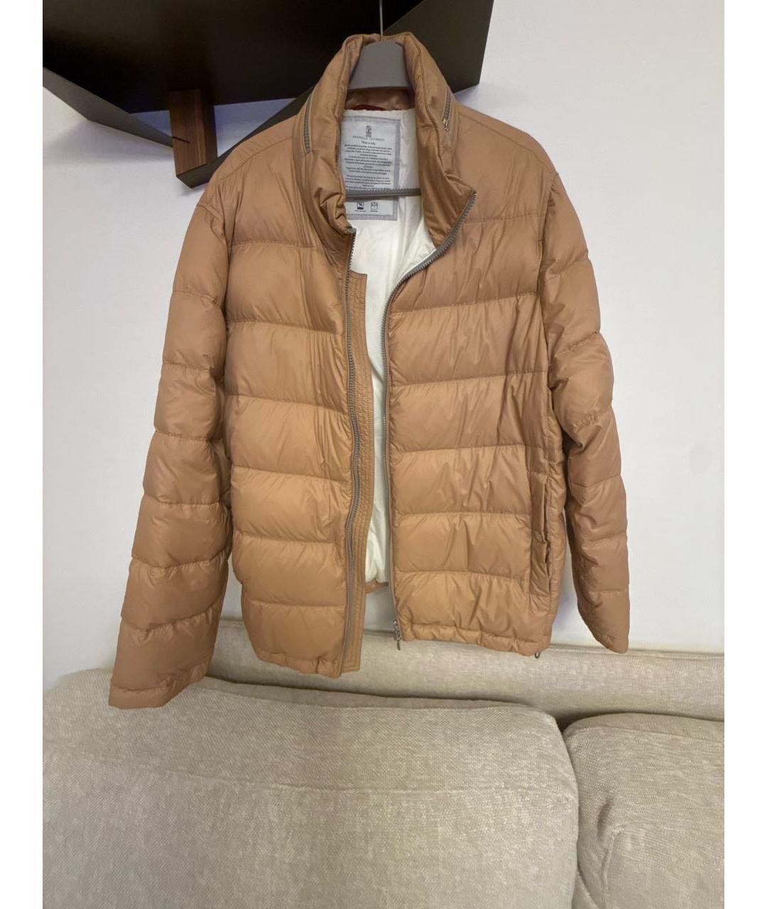 BRUNELLO CUCINELLI Бежевый пуховик, фото 8