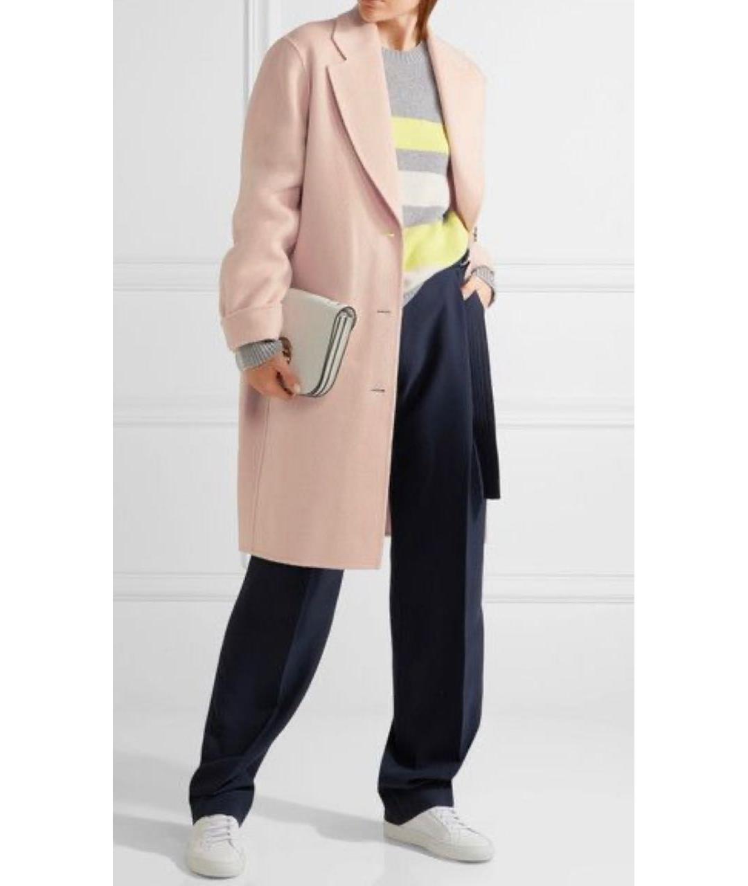 MARNI Розовое шерстяное пальто, фото 2