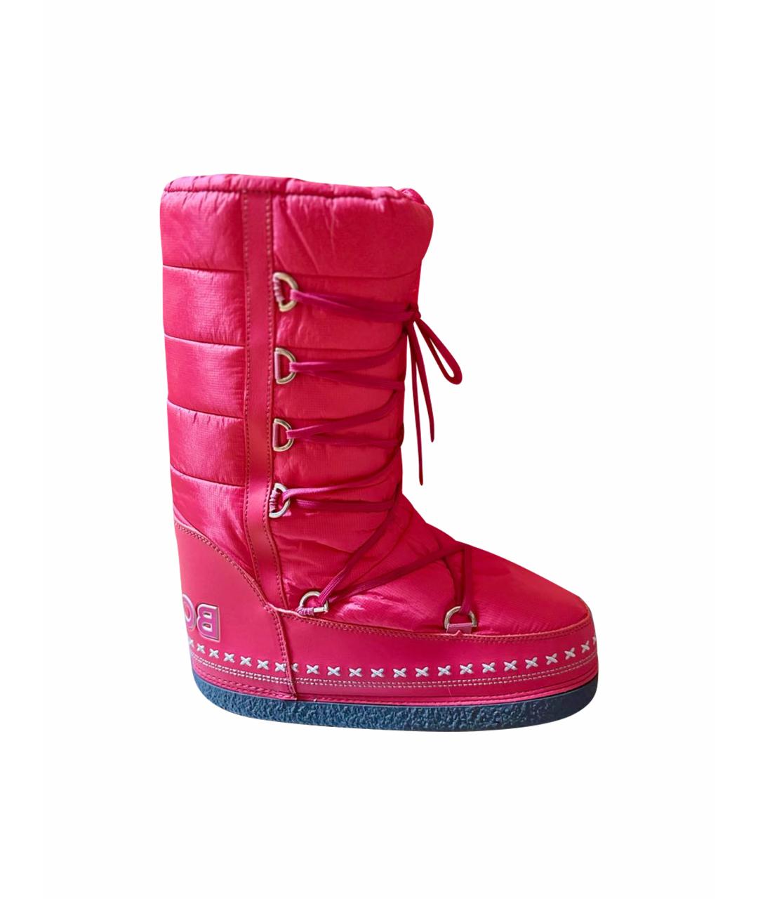 BOGNER Розовые синтетические полусапоги, фото 1