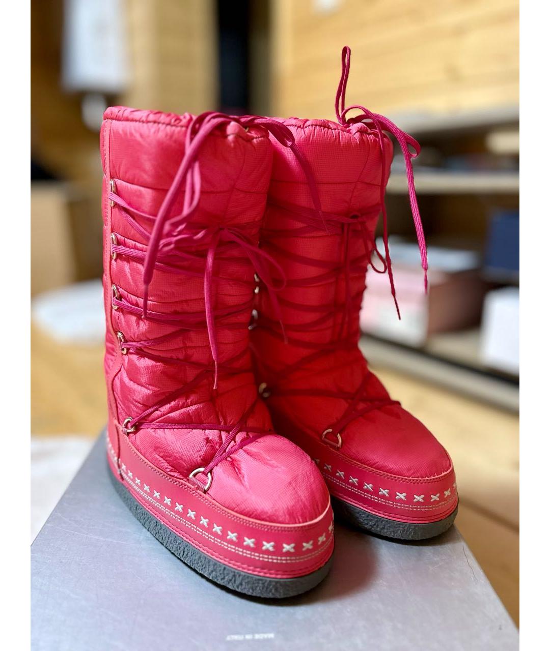 BOGNER Розовые синтетические полусапоги, фото 2