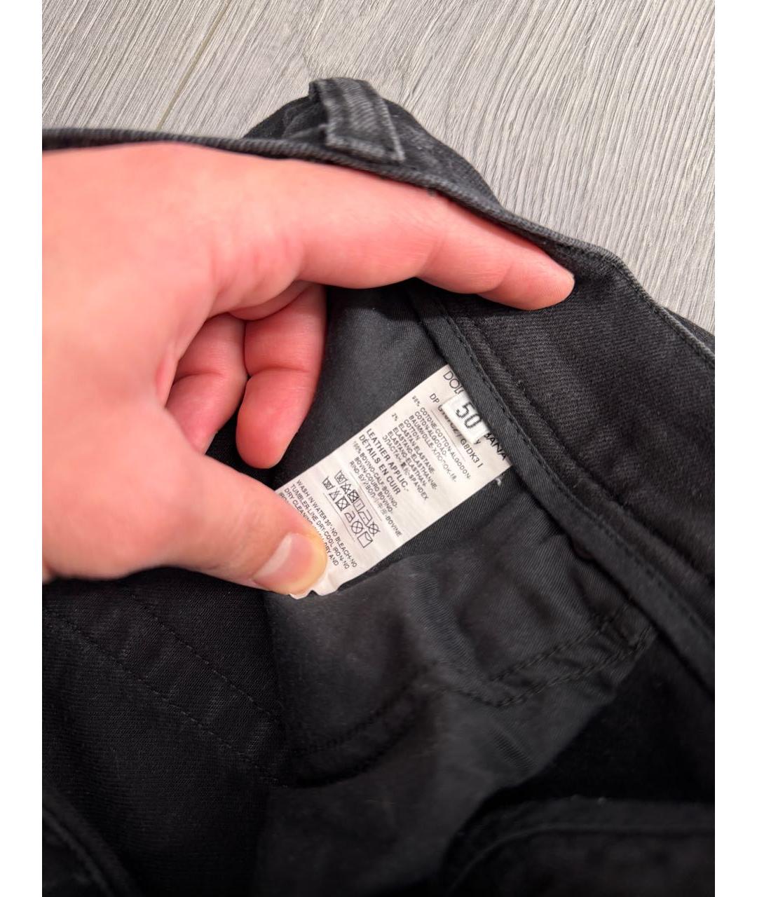 DOLCE&GABBANA Черные хлопковые джинсы скинни, фото 5