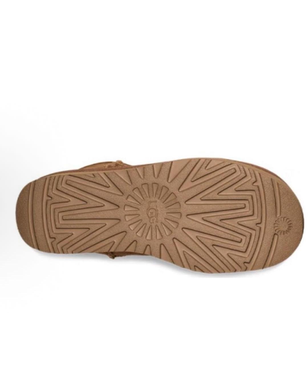 UGG AUSTRALIA Коричневые замшевые ботинки, фото 3