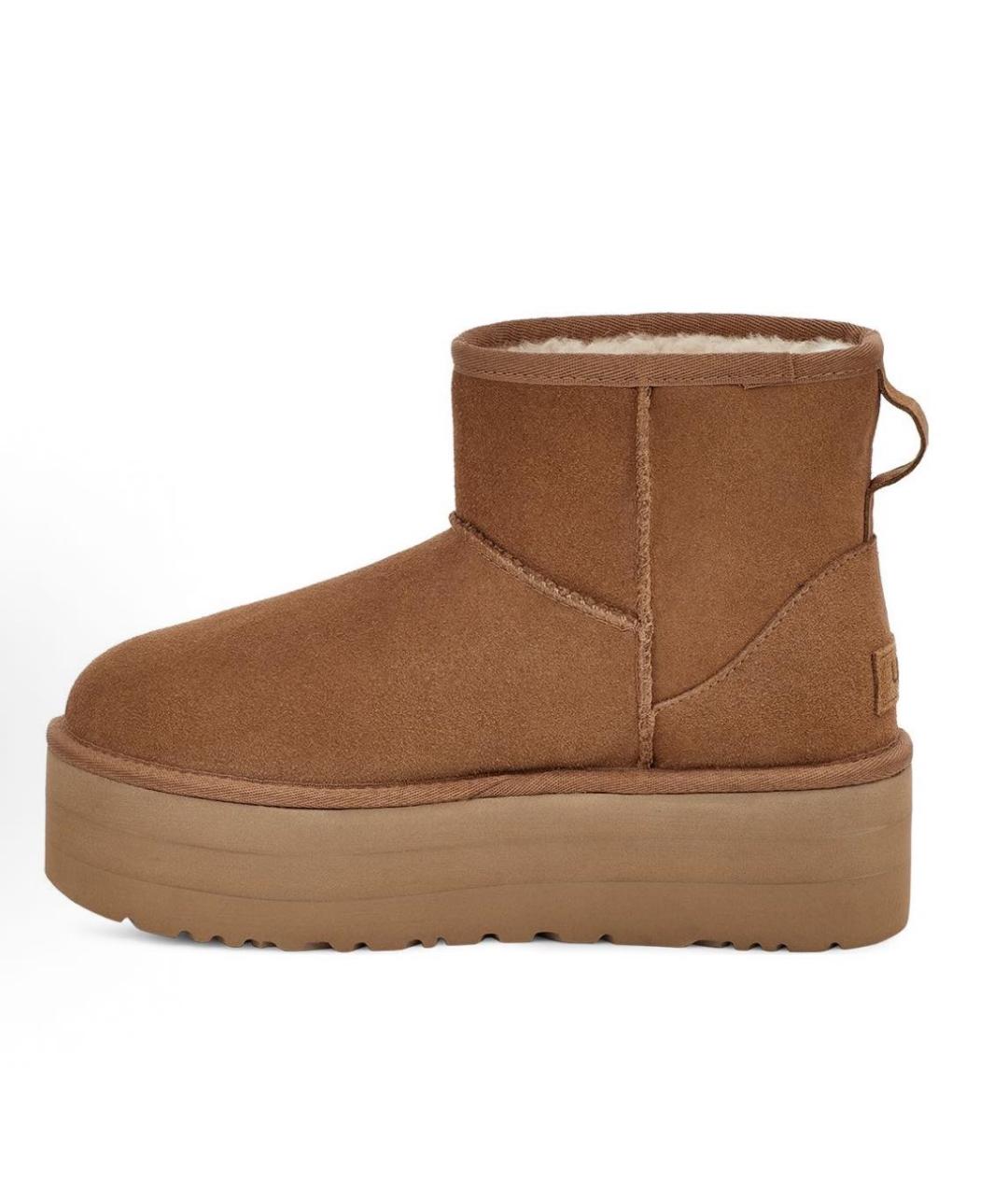 UGG AUSTRALIA Коричневые замшевые ботинки, фото 8