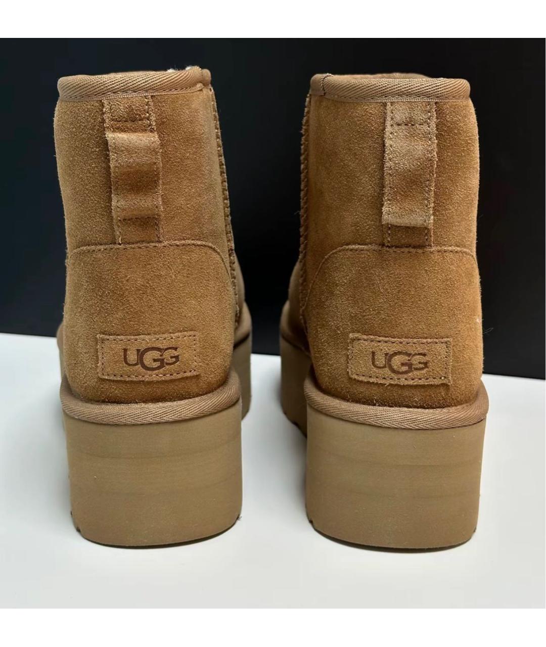 UGG AUSTRALIA Коричневые замшевые ботинки, фото 7