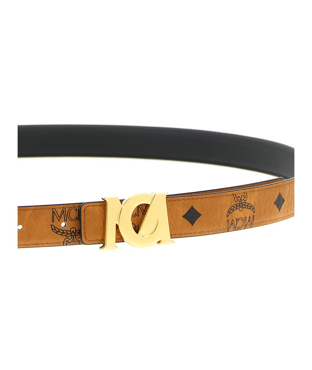 MCM Коричневый кожаный ремень, фото 3