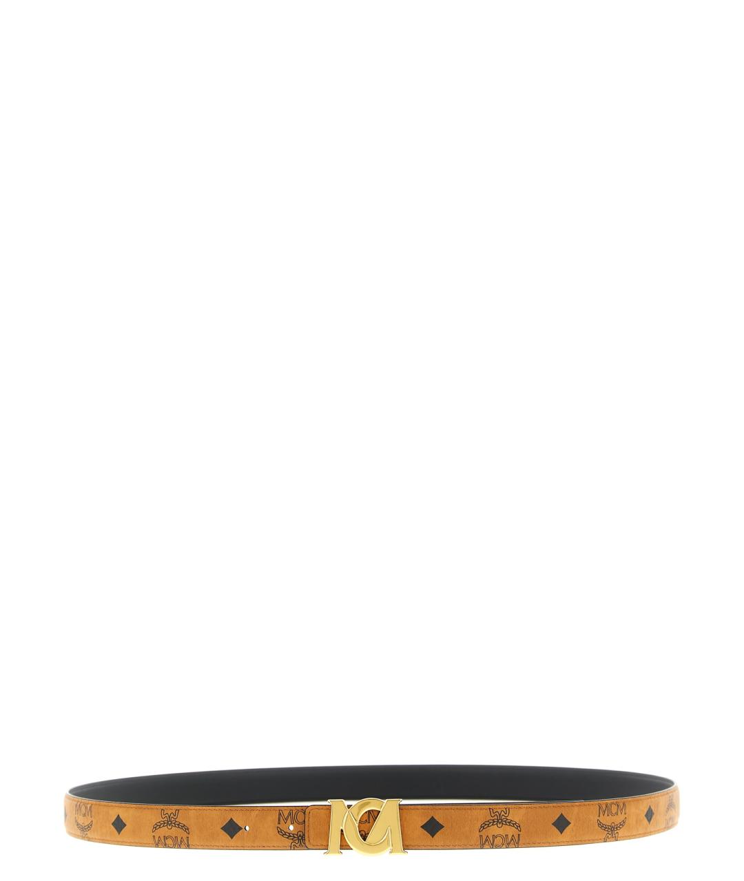 MCM Коричневый кожаный ремень, фото 1