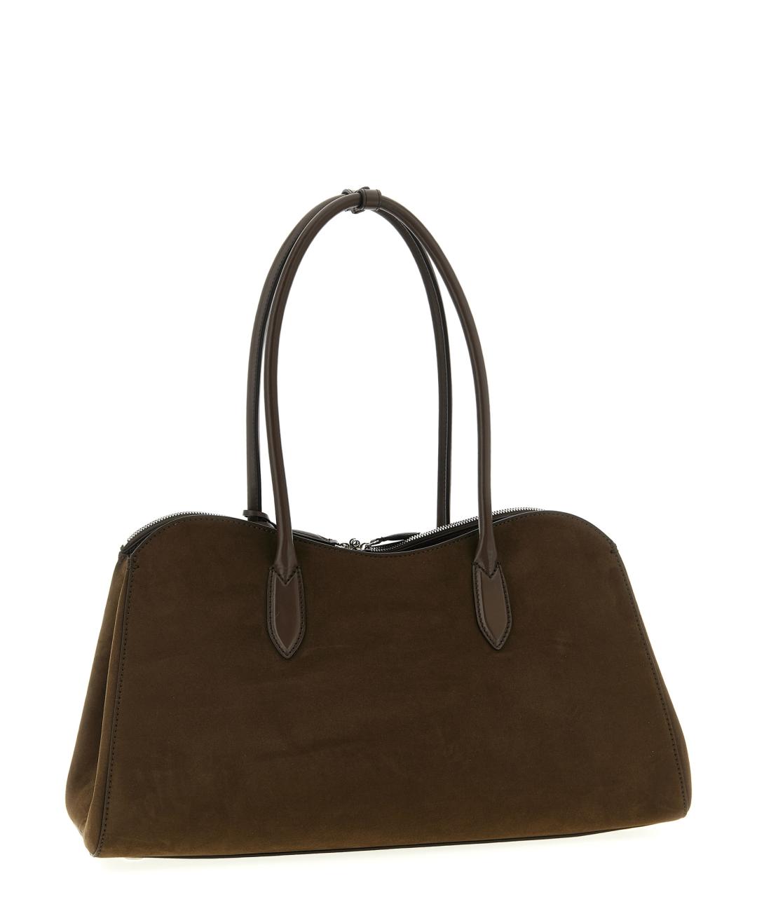 STELLA MCCARTNEY Коричневая замшевая сумка через плечо, фото 2