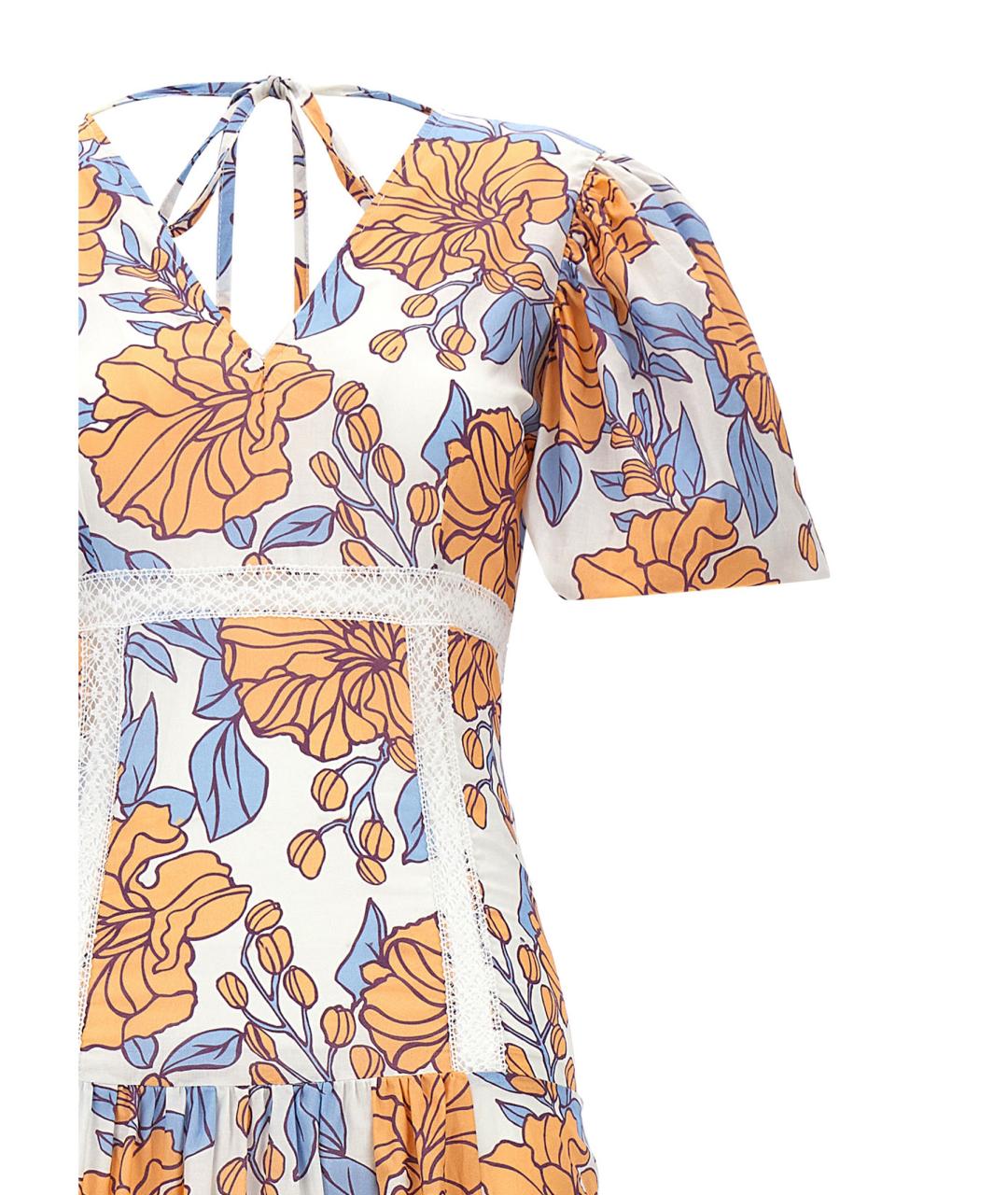 LE TWINS Мульти хлопковое платье, фото 3