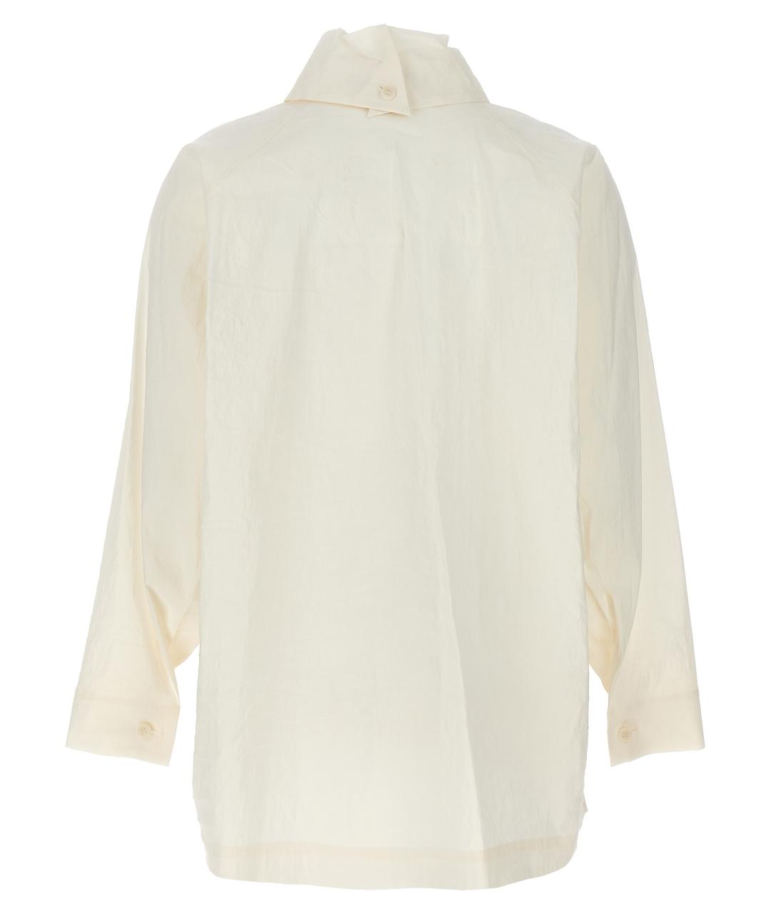 ISSEY MIYAKE Белая льняная рубашка, фото 2