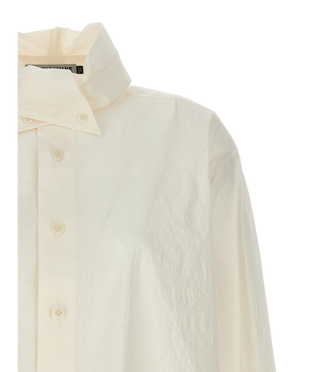ISSEY MIYAKE Белая льняная рубашка, фото 3