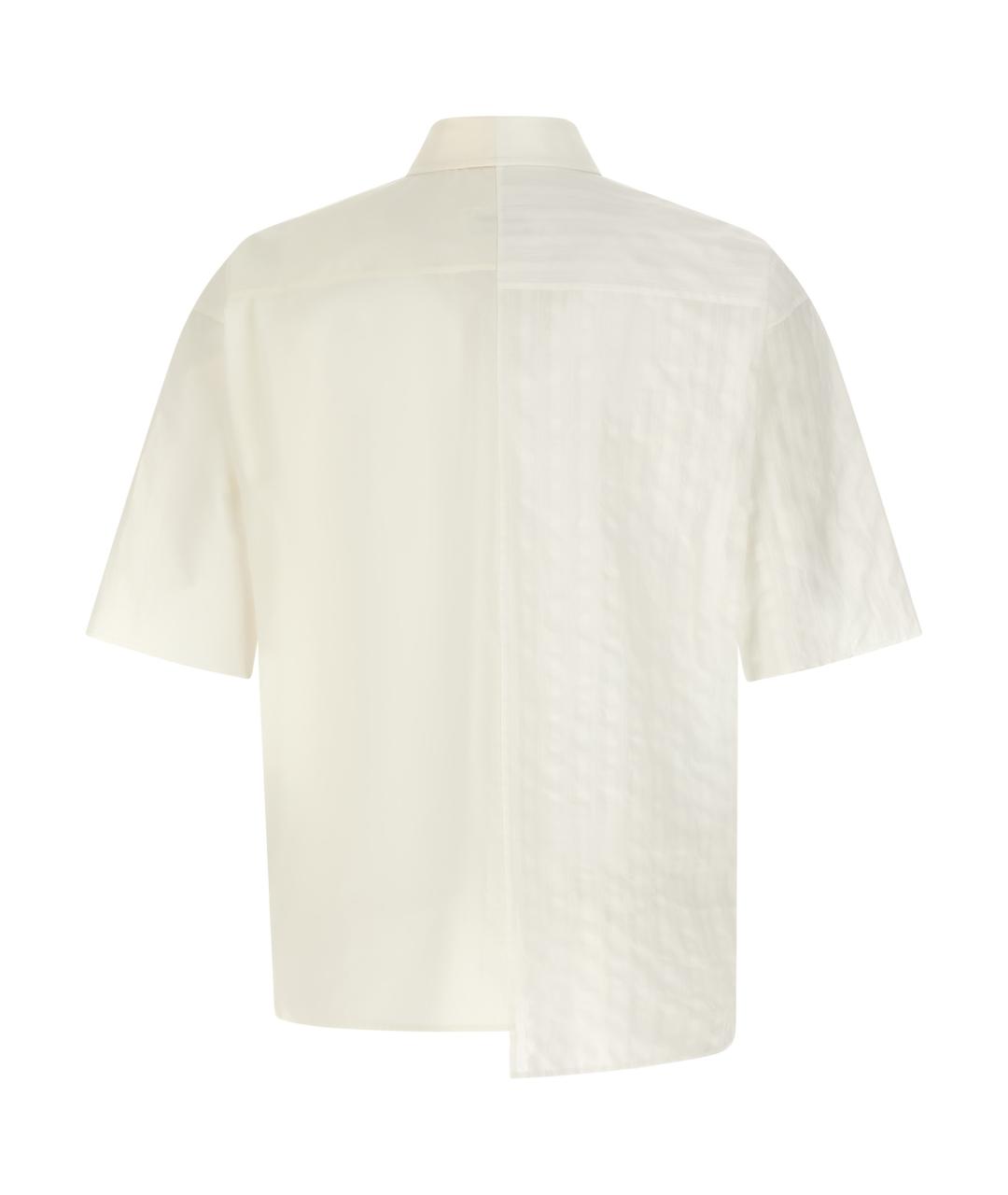 MM6 MAISON MARGIELA Белая хлопковая кэжуал рубашка, фото 2