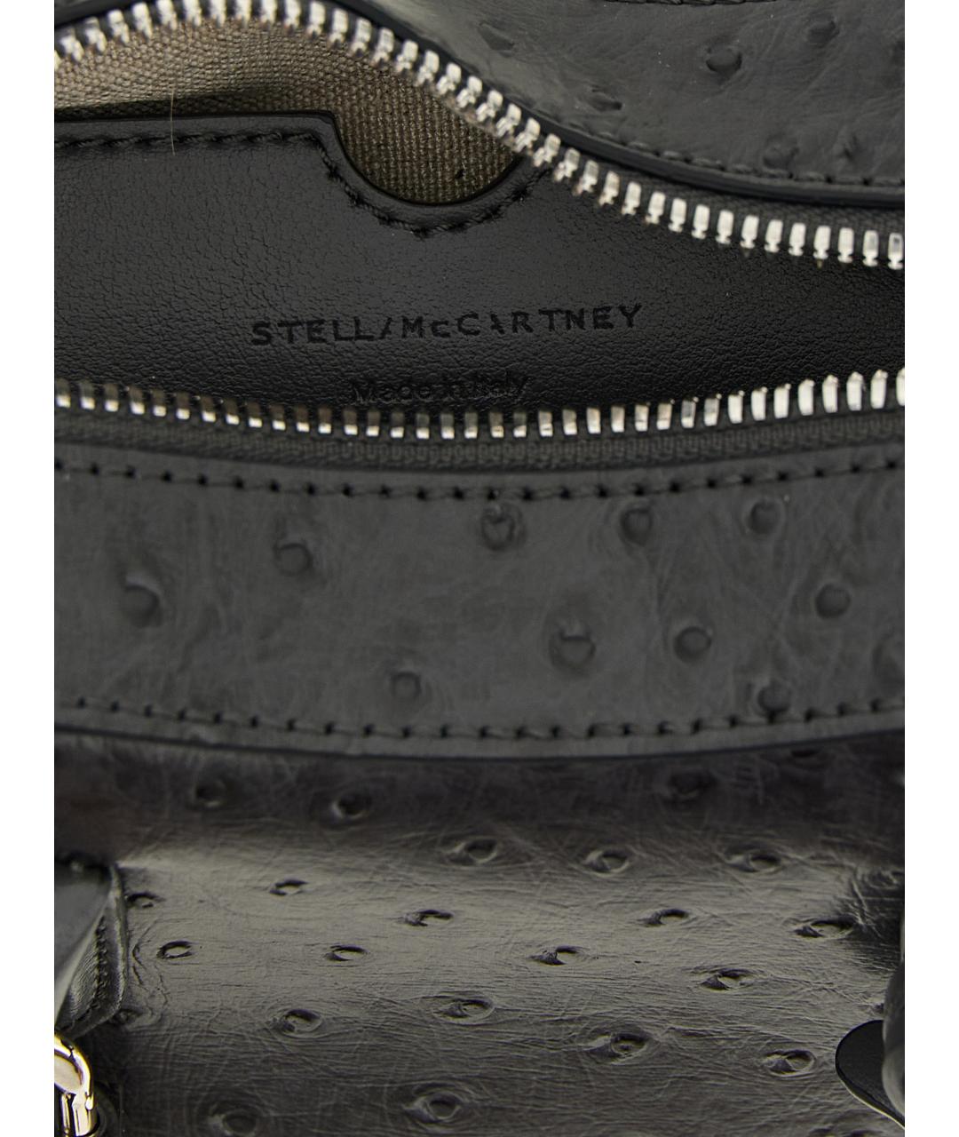 STELLA MCCARTNEY Серая кожаная сумка через плечо, фото 4