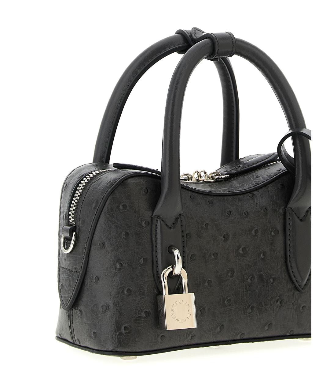 STELLA MCCARTNEY Серая кожаная сумка через плечо, фото 3