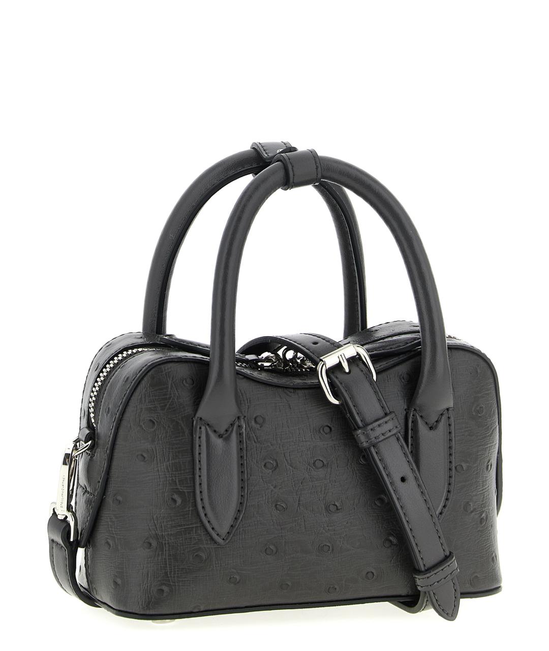 STELLA MCCARTNEY Серая кожаная сумка через плечо, фото 2