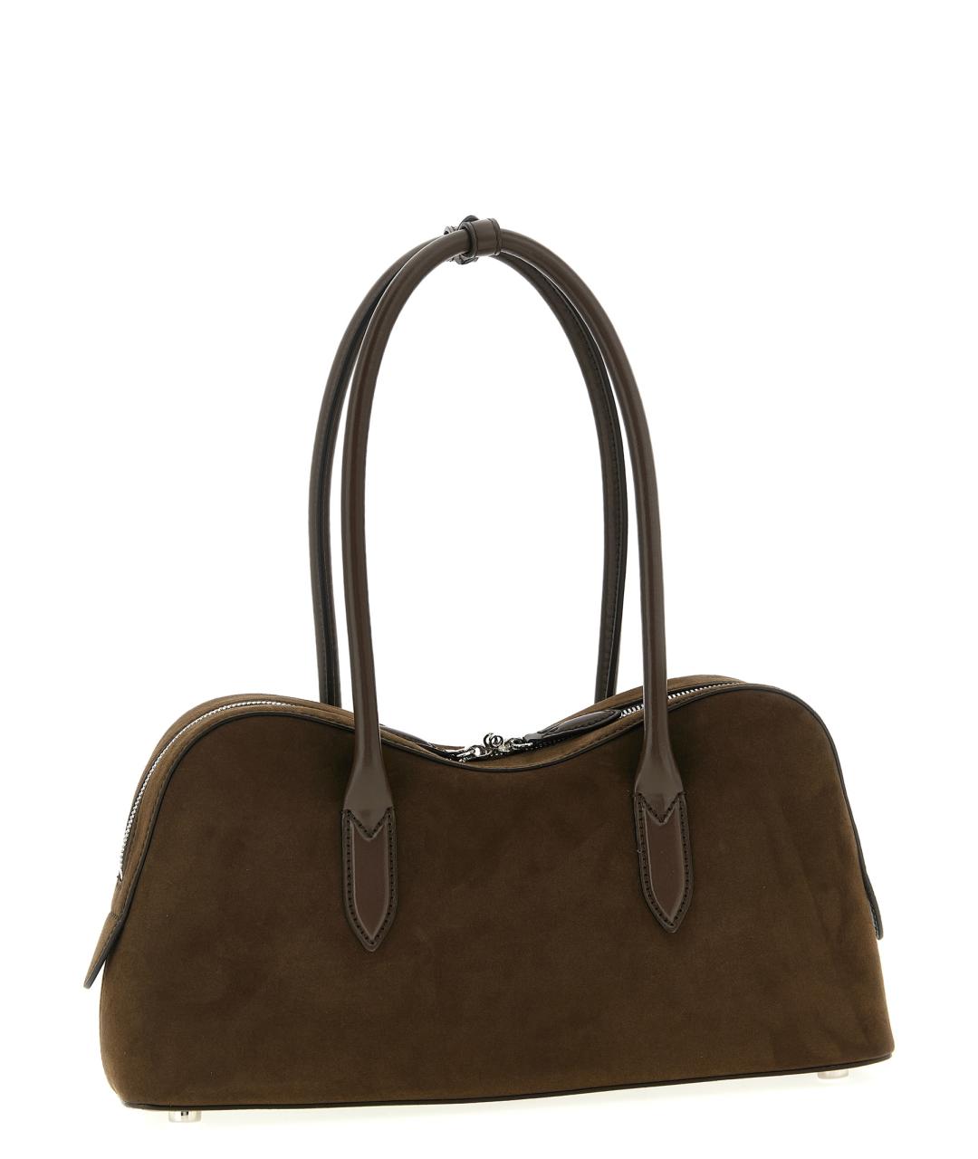 STELLA MCCARTNEY Коричневая замшевая сумка через плечо, фото 2