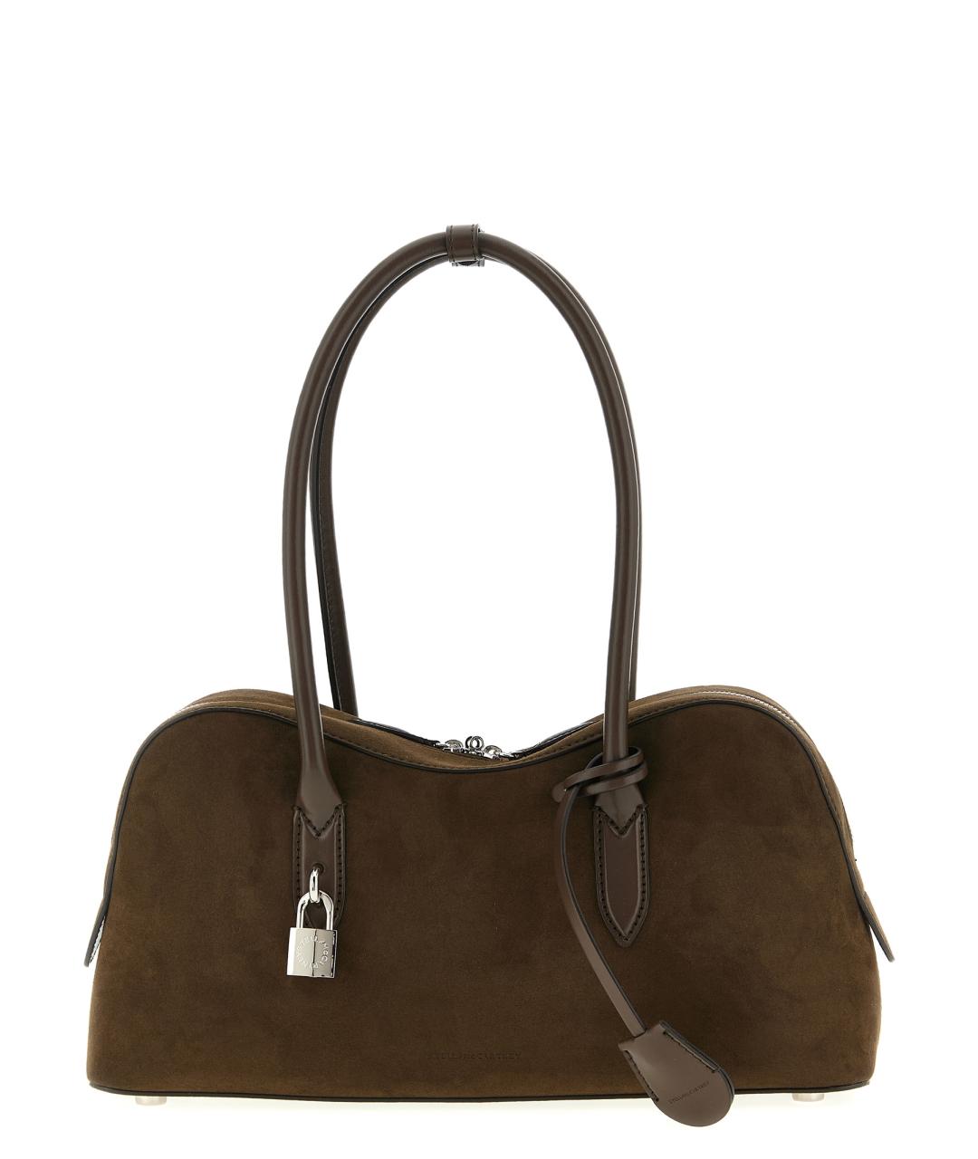 STELLA MCCARTNEY Коричневая замшевая сумка через плечо, фото 1