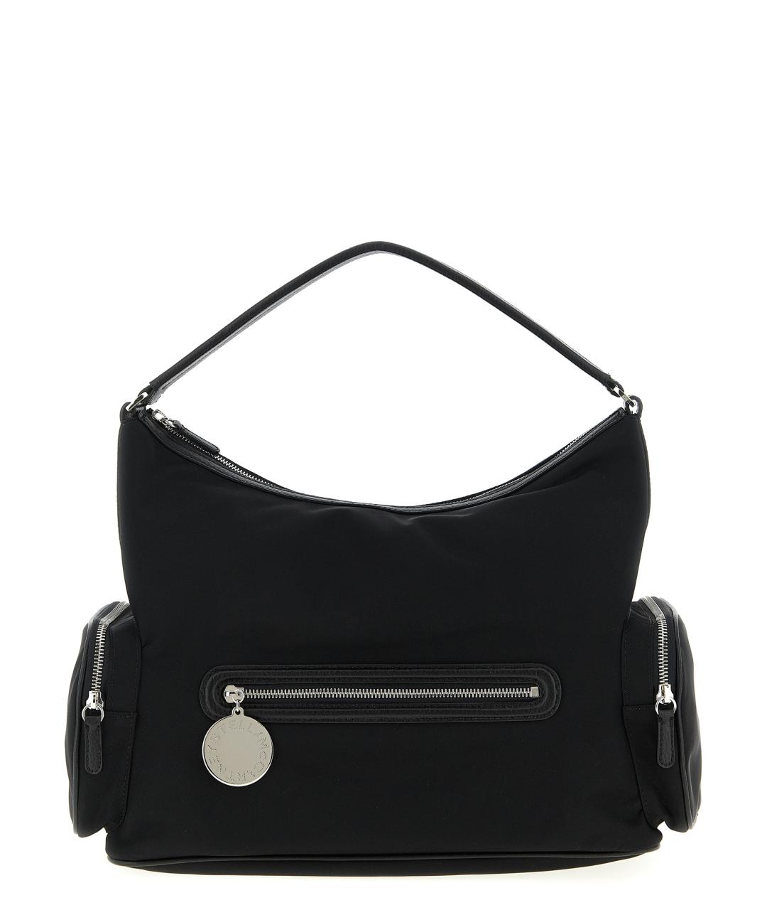 STELLA MCCARTNEY Черная синтетическая сумка с короткими ручками, фото 1