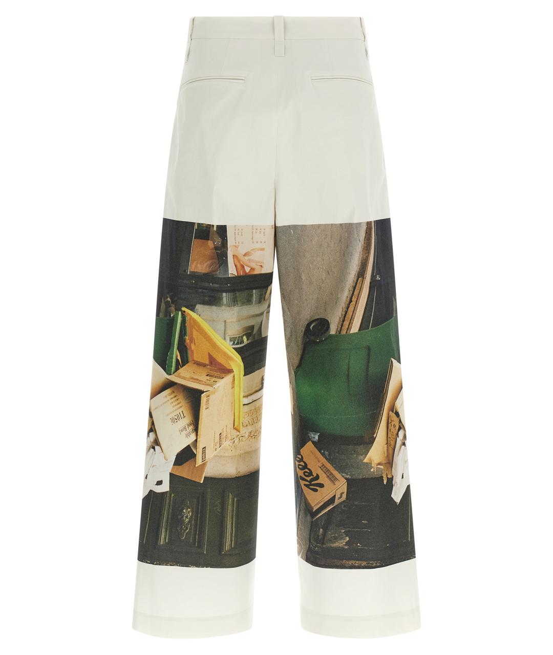 ISSEY MIYAKE Мульти полиамидовые прямые брюки, фото 2