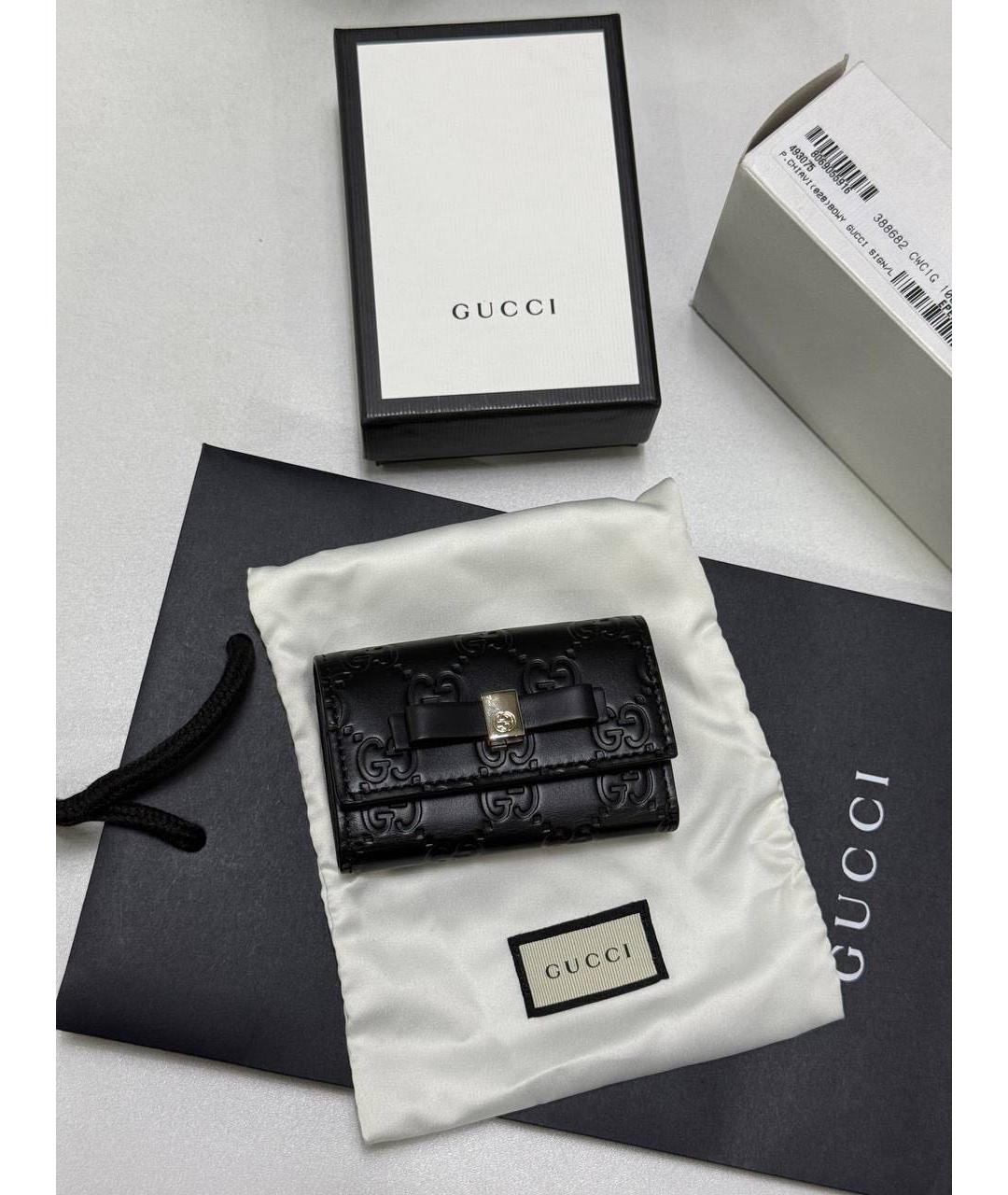 GUCCI Черная ключница, фото 3