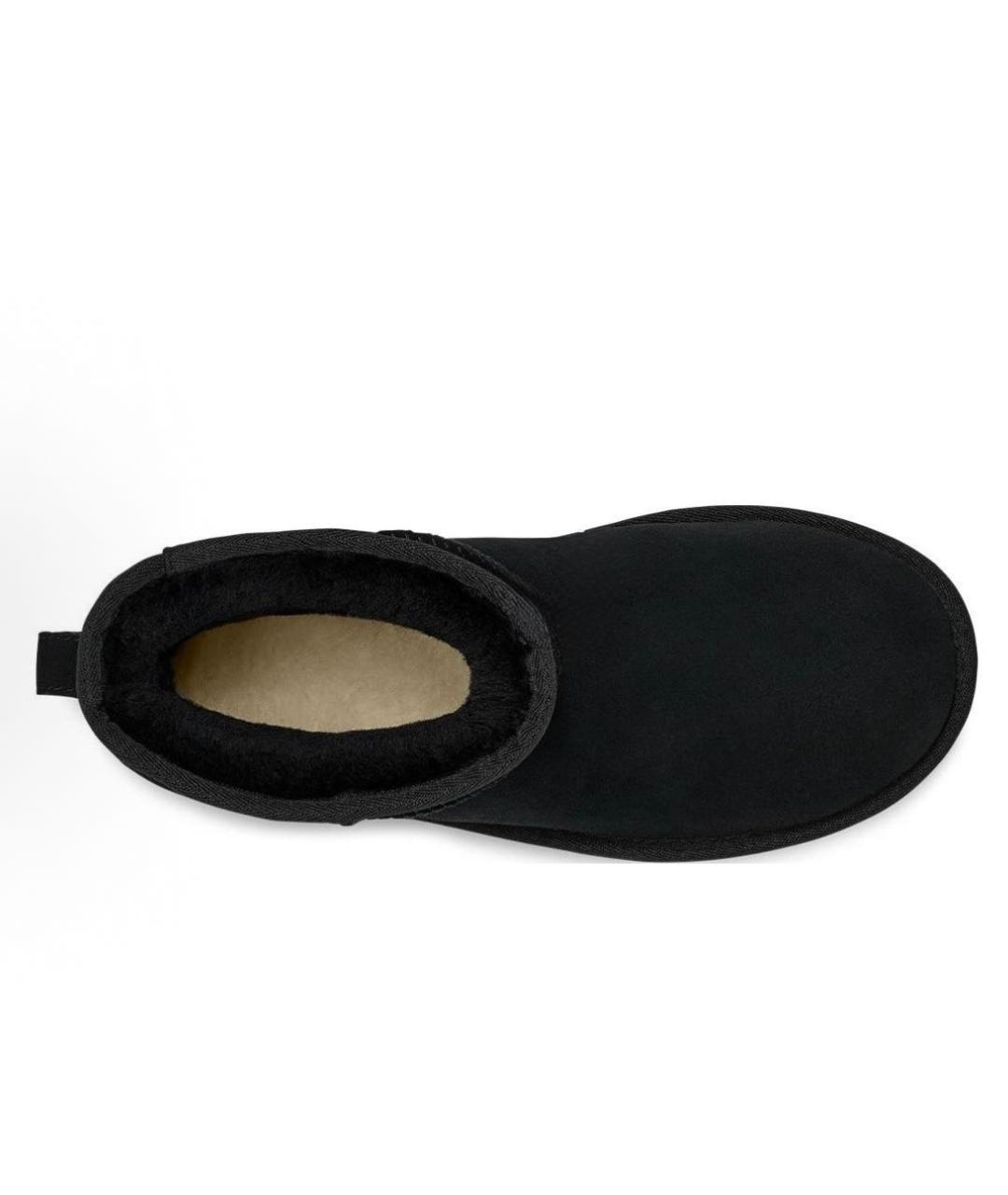 UGG AUSTRALIA Черные замшевые ботинки, фото 3