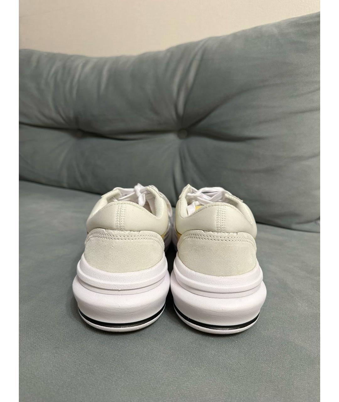 VANS Бежевые текстильные кроссовки, фото 4