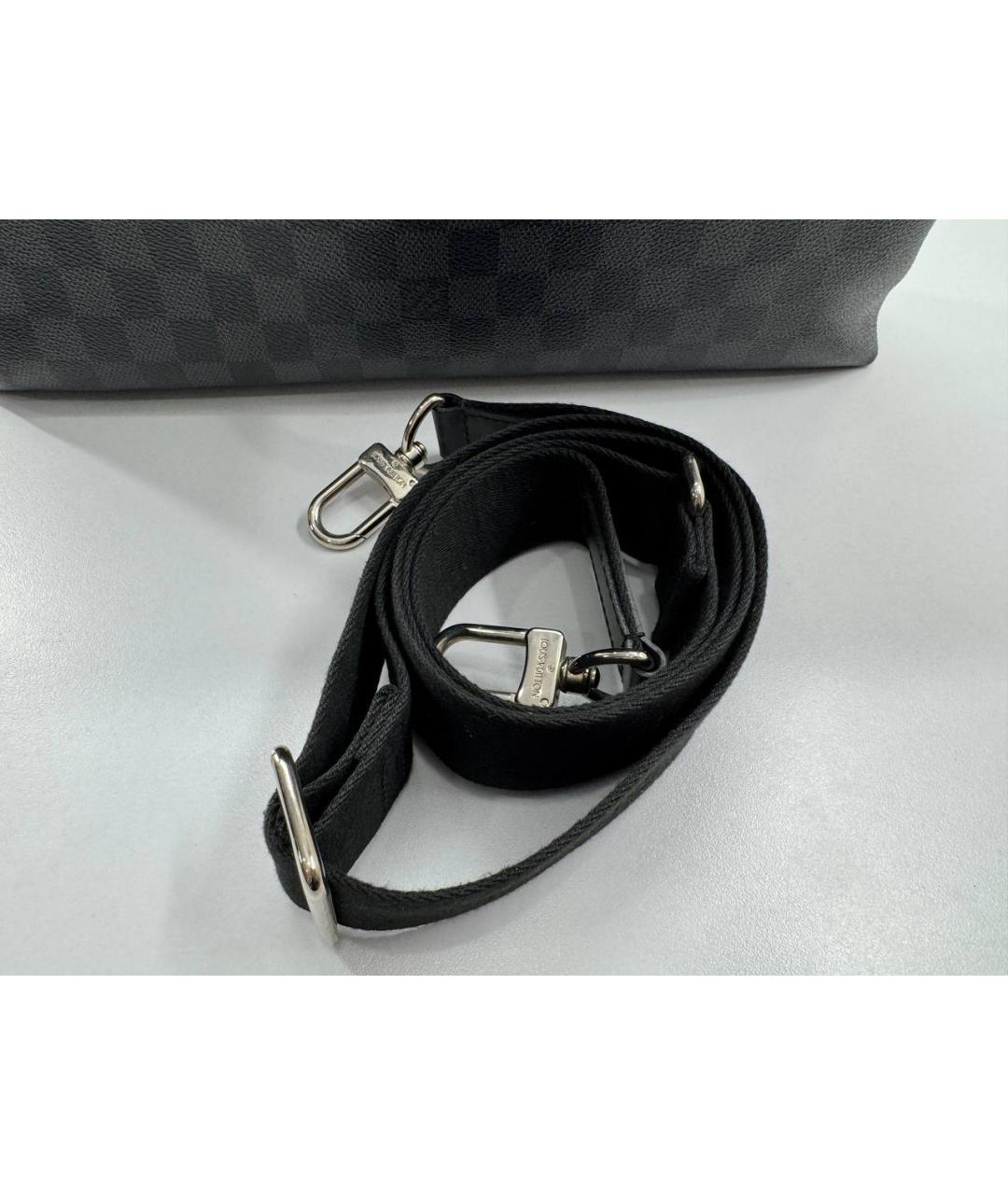 LOUIS VUITTON Черный портфель, фото 4