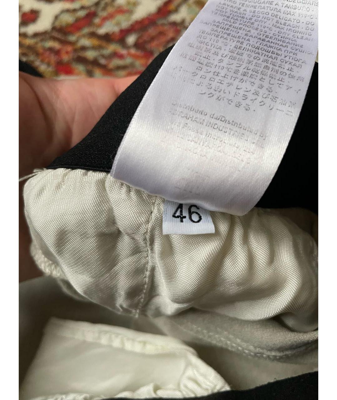 ERIKA CAVALLINI Бежевые шерстяные брюки широкие, фото 6