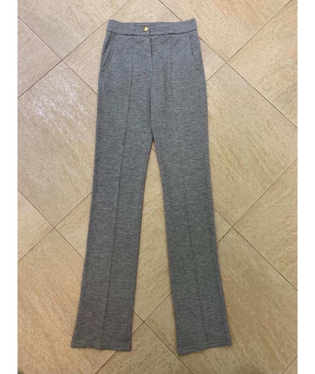 LOUIS VUITTON Серый кашемировый костюм с брюками, фото 3