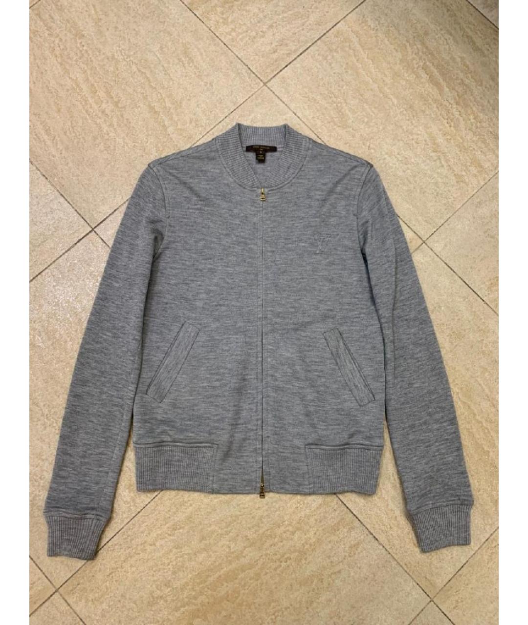 LOUIS VUITTON Серый кашемировый костюм с брюками, фото 2